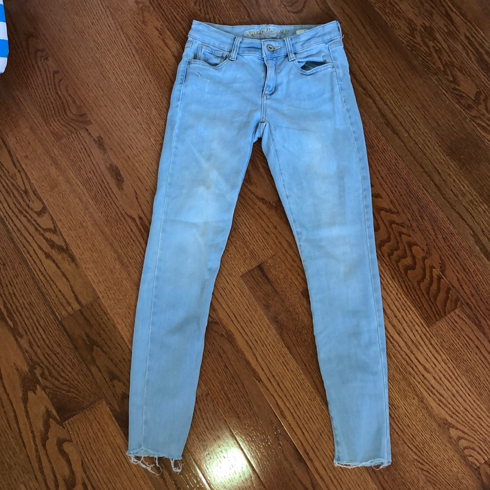 Light blue jeans